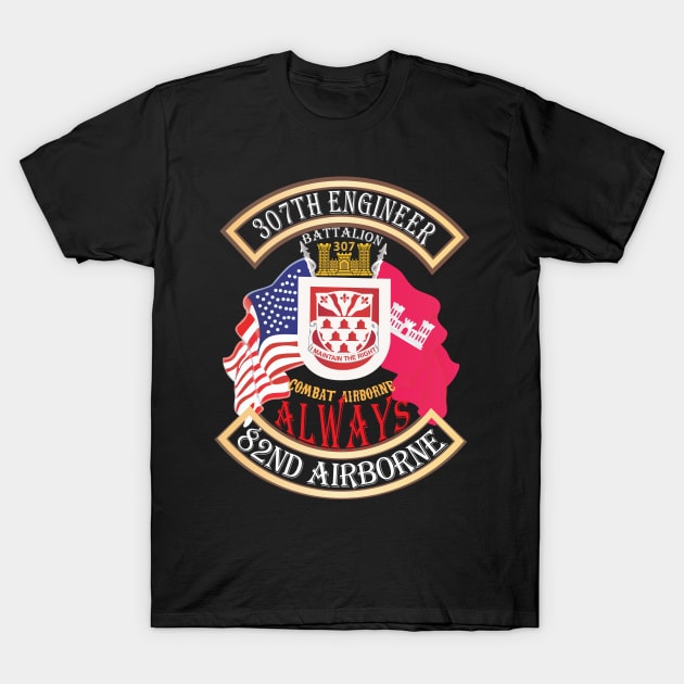 307TH Engineer Battalion X 300 T-Shirt by twix123844